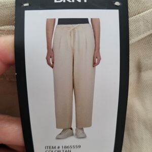 DKNY Cream Relaxed Trousers